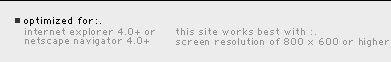 optimized for